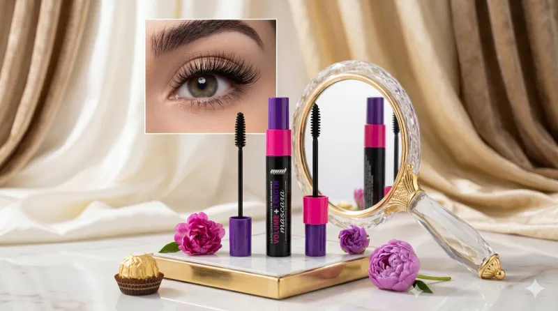 ریمل مژه مشکی رویال دی با سری 2 در 1 بلندکننده و حجم‌دهنده